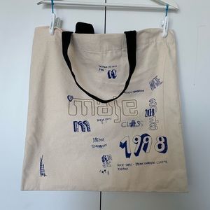 Maje oversized doodle tote